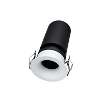 Spot encastré à cadre ultra-fin 45 mm, 12W, CRI95, anti-éblouissement profond, pour magasin, hôtel, musée (non inclus dans le prix)