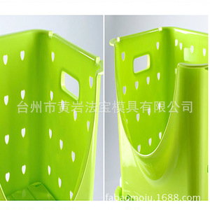 Kitchen Plastic Stackable <b>Storage</b> Basket <b>Vegetable</b> Rack Mold For Food <b>Storage</b> With Multifunctional Design - Product Image 3