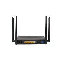 Smartfiber banda dual ONU 4 Puerto WLAN 2,4g 5g enrutador WiFi equipo de fibra óptica FTTH banda dual xpon ONT