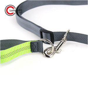 Guinzaglio da passeggio per animali domestici da corsa riflettente retrattile senza mani con doppio manico regolabile in vita - Product Image 6