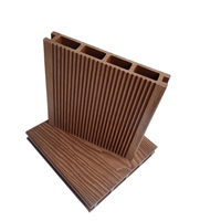 Hisoa WPC-Aislamiento térmico para exteriores, tablero de cubierta Exterior de WPC en relieve 3D, compuesto de madera y plástico, para suelo, valla, listón