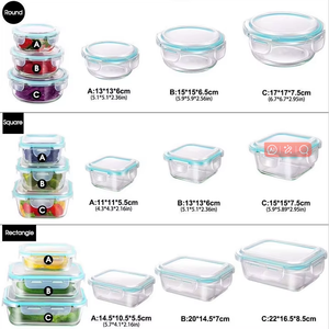 Swx Rò Rỉ Bằng Chứng Thủy Tinh Tái Sử Dụng Thực Phẩm Lưu Trữ Container Ăn Trưa Box <span class=keywords><strong>Set</strong></span> Với Không Khí Phát Hành Van Kín PP Nắp Cho Các Trường Học lấy đi - Product Image 6