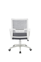 Chaise de bureau moderne et confortable avec soutien lombaire, siège en éponge, dossier en tissu, chaise de travail réglable en acier