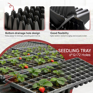 Bandeja de Cultivo PS al por Mayor, Diseño Estándar de 15/20/72 Orificios para una Germinación y Trasplante Eficientes de Semillas - Product Image 2