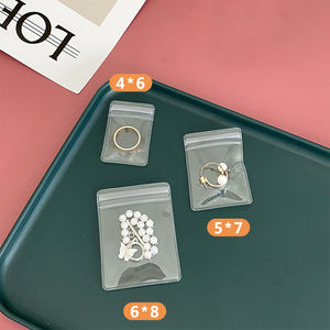 Small Zip <b>Lock</b> Frosted Plastic PVC Logo Biodegradable Frosted Custom Printing Sealing Bag Zipper Bag for Jewelry Packaging - Product Image 3