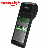 Terminal POS Portátil con Android 14 Certificado por Google GMs, con USB, 3 GB de RAM y 32 GB de Almacenamiento para Restaurantes