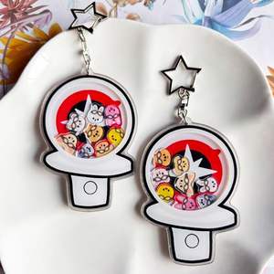 Collection de Merchandises Kpop Fashion SK TWICE GD EXO : Shakers Rectangulaires Légers Double Face en Acrylique à Thème Dessin Animé - Product Image 3