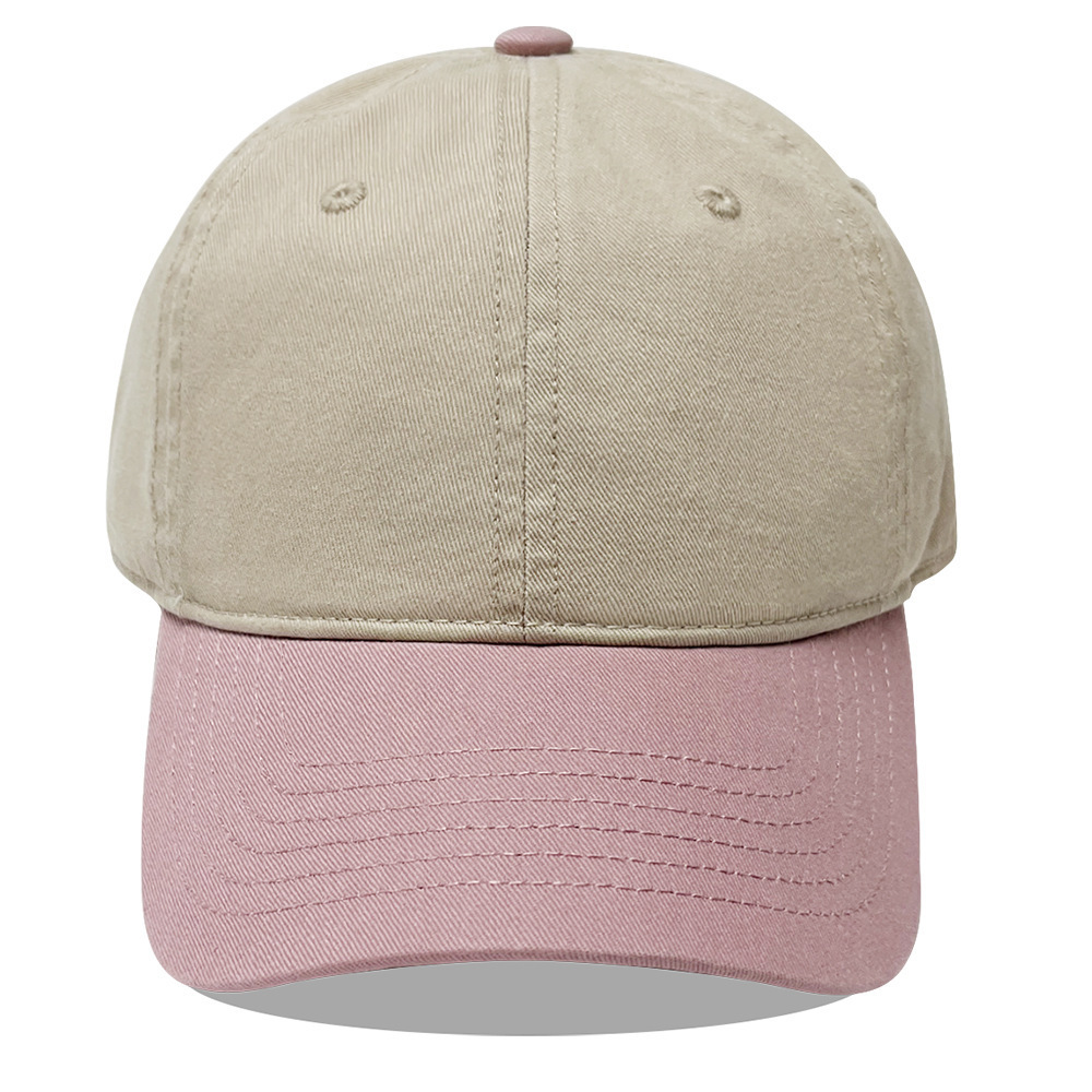Pink and beige