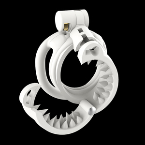 Anillo para Pene con Diseño de Colmillo Extraíble Yamamoto, Jaula para Pene, Dispositivo de Castidad Masculina con Material de Nailon y Resina para Juegos Múltiples - Product Image 6