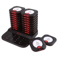 Ensemble de 20 pagers sans fil de haute qualité pour clients de restaurant, buzzer pour invités, longue portée, pour café, bar, hôtel, commerce de détail, magasin d'alimentation