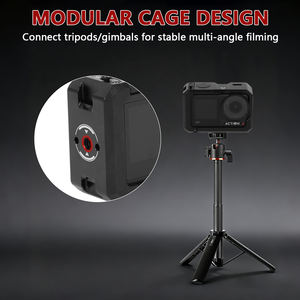 Cage de caméra professionnelle en aluminium pour <span class=keywords><strong>GoPro</strong></span> <span class=keywords><strong>Hero</strong></span> 13/12/<span class=keywords><strong>11</strong></span>/10/9 Black, étanche, résistante aux chocs, avec support griffe froide - Product Image 6