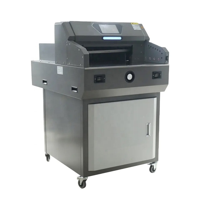 QK-4908T Good Quality 490mm Electric Guillotine Cutter Paper Cutting Machine With 7inch Touch Screen