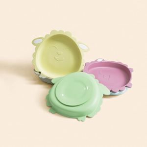 Es-Pro Vajilla de Silicona de Diseño Adorable para Bebés, Platos de Silicona con Succión, Libres de BPA, Aptos para Microondas, ODM/OEM - Product Image 1
