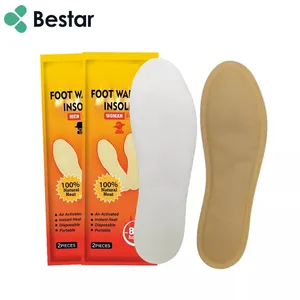 कस्टम थोक गर्म बेच डिस्पोजेबल Insoles गर्म धूप में सुखाना पैच एयर सक्रिय हीटिंग Insoles