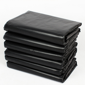 100% New 120L black PE disposable garbage bags for dust bin