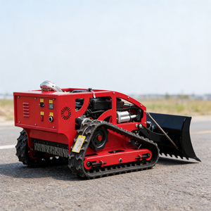 Bestselling Products Hot-selling All-terrain Petrol Start <b>Tracked</b> Small <b>Remote</b>-<b>controlled</b> Lawn <b>Mower</b> with Optional Snow Plough - Product Image 3