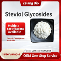 Extrait de feuille de Stevia verte, Stevioside 98%, Rebaudioside A 97%, poudre blanche, certifié GMP, qualité alimentaire, 1 kg, approvisionnement en vrac