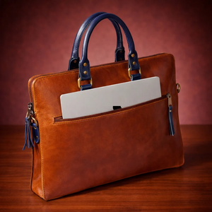 Maletín Profesional Ejecutivo de Cuero Genuino Diseñado en Cuero 100% Puro con Forro Interior Protector y Acabado Suave - Product Image 1