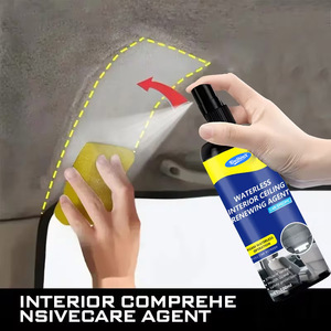 Limpiador de <span class=keywords><strong>Techo</strong></span> Interior de <span class=keywords><strong>Coche</strong></span> sin Agua 100ml, Agente de Espuma para Tapicería, Asientos y Manchas en el <span class=keywords><strong>Techo</strong></span> de Tela - Product Image 1