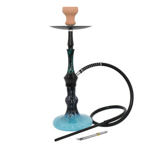 Vente en gros Nouveau design Ensemble de narguilé Shisha de haute qualité Belle bouteille en verre en aluminium avec techniques givrées - Product Image 3