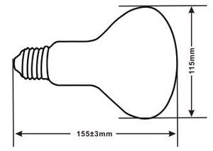 Счастливая Herp <span class=keywords><strong>80W</strong></span> 100W 125W 160W Рептилия uva/uvb и света и тепла ртутные лампы для черепах и домашних животных с лаборатории тестирования электроприборов, США (ETL CE по ограничению на использование опасных материалов в производстве PSE - Product Image 6