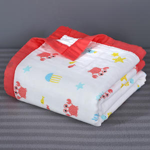 Khăn tắm vải gạc siêu mềm mại, cotton hữu cơ, chăn muslin ấm áp cho bé sơ sinh - Product Image 4