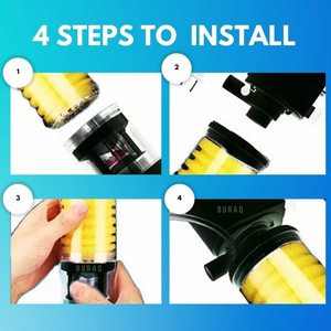 Système de filtration interne longue portée Premium 9908 pour aquarium – Filtre puissant pour aquarium avec filtration mécanique, biologique et oxygénation - Product Image 4