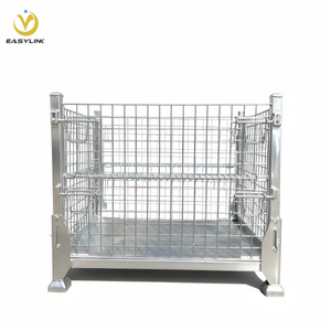 Gabbia Portacarichi in Acciaio Easylink - Capacità 1500kg, Accessorio per Carrelli Elevatori, Contenitore in Filo Metallico Verniciato a Spruzzo, Materiale Metallico OEM - Product Image 3