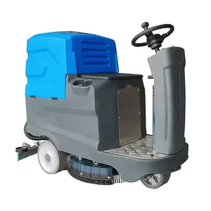 KW-600 Battery Ride On Floor Scrubber Floor Cleaning Machine Sweeper For Hotel Hospital School