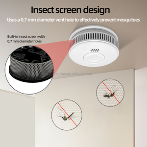 גלאי עשן לרכב עם אזעקת אש וסוללה, גלאי עשן סיגריות עם סוללה ל-10 שנים - Product Image 5