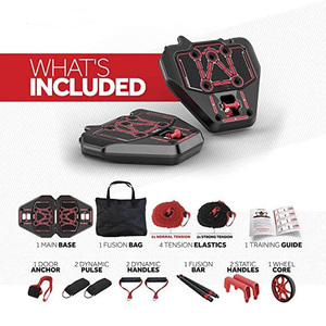 Wellshow Sport Portable Fitness Training addominale Push Up Board con fasce di resistenza a barra <span class=keywords><strong>Tricep</strong></span> ruota Ab - Product Image 2