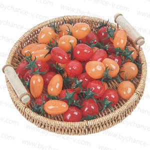 Bouquet réaliste de tomates cerises en plastique pour décoration de cuisine et arrangements floraux Fruits artificiels pour la décoration de la maison - Product Image 4