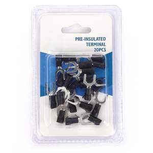 Bornier pré-isolé noir sv1.25-6, 20 unités, adapté aux connexions électriques sûres et résistantes dans les installations. - Product Image 1