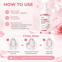Suero Facial con Péptidos Rosados PDRN 30ml, Ilumina la Piel Opaca, Hidratación Profunda, Repara la Barrera Cutánea Dañada, Reafirma la Piel Flácida, Antiarrugas