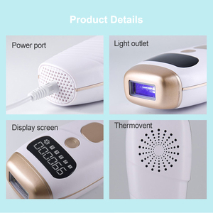 Pronto per la spedizione epilatore facciale indolore per il corpo macchina per la depilazione Laser a diodi elettrodomestici per la rimozione dei capelli per uso domestico permanente - Product Image 5