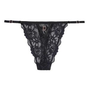 Da ragazza alla moda Sexy perizoma morbido in pizzo a vita bassa bel fiore di marca mutandine ricamate biancheria intima da donna di alta qualità - Product Image 6