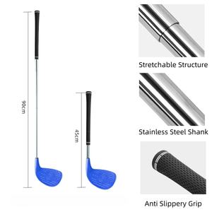 Wedge de <span class=keywords><strong>golf</strong></span> télescopique léger et surdimensionné avec tête en plastique et manche en acier inoxydable, pour droitier, portable pour l'entraînement en extérieur - Product Image 2