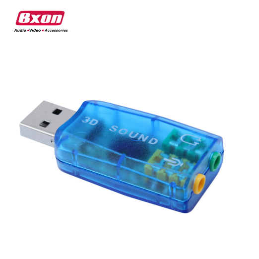 High Performance Chip USB 2.0 Sound Card External 5.1 Channel 3D Microphone Speaker Virtual Audio PC Adapter