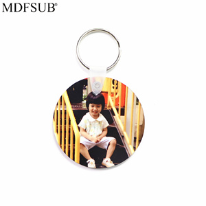 Llaveros de MDF para Sublimación de Doble Cara, Ecológicos, de 3mm de Grosor, Varios Tamaños/Formas, Impresión por Transferencia Térmica, DIY - Product Image 2