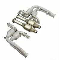 Colector de escape modificado de acero inoxidable SS304 para Aston Martin DBS DB9 Rapide 6.0L V12: Respuesta del acelerador más directa