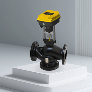 Vanne de régulation électrique KING-TOP avec communication RS485, protection IP54, contrôle proportionnel pour systèmes CVC eau et vapeur - Product Image 1