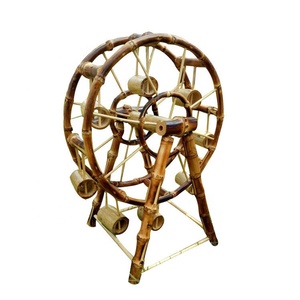 Modello Ornamentale Artigianale Zy Brand Personalizzato: Ruota Panoramica Retrò in Bambù, Mulino a Vento e Mulino ad Acqua, Intrecciato a Mano, Stile Pastorale Campagna - Product Image 1