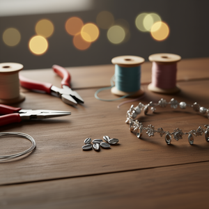 Perline di conchiglia Ilan 16-18 mm placcate in argento per la creazione di gioielli fai da te 6 pezzi - Product Image 2