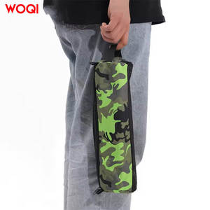 Chaise pliante Woqi Moon Chair pour le camping en plein air, avec repose-pieds en acier, pliable, couleur vert herbe - Product Image 3