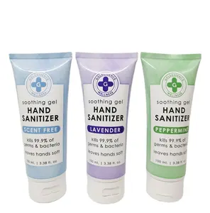 Hot Selling Antibacterial Hand Sanitizer With Custom Logo Tube Packing 100ml