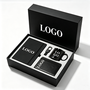 Juegos de Regalo Promocionales Corporativos de Alta Calidad con Logotipo Personalizado, con Libreta, Llavero, Porta Pasaportes y Taza, para Kit de Bienvenida para Empleados - Product Image 1