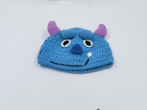 Gorro Infantil Hecho a Mano con Bordado 3D en Crochet, 100% Acrílico |   Tela común con diseño de animales adorables personalizado para niños pequeños, bajo MOQ - Product Image 2