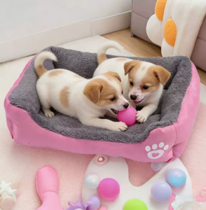Cama de Felpa para Perros, Sofá Cama Rectangular para Mascotas, Nido para Cachorros, Transpirable y Lavable, Cojín para Perros - Product Image 2
