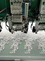 Nouvelle machine à broder à sequins informatisée avec dispositif de perlage haute précision