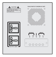 Régulateur de tension automatique KEBO RTB 8000VA, monophasé, type relais, stabilisateur pour appareils électroménagers, matériau PC pour usage domestique